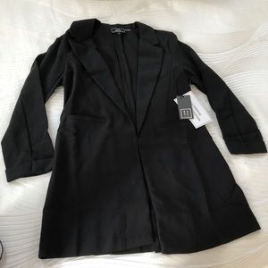 Long Line Black Blazer
